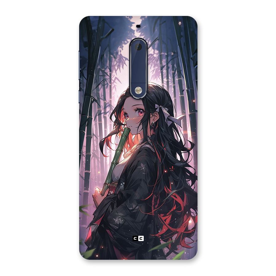 Cute Nezuko Back Case for Nokia 5