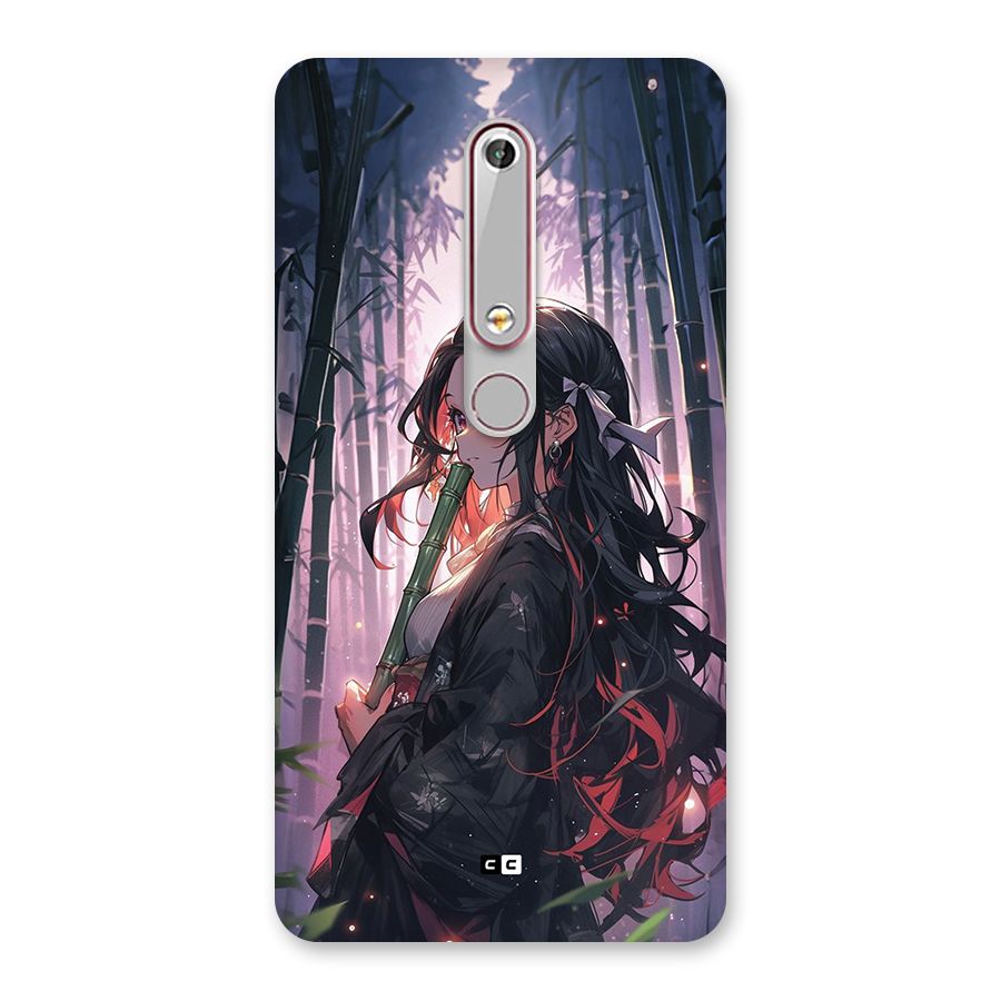 Cute Nezuko Back Case for Nokia 6.1