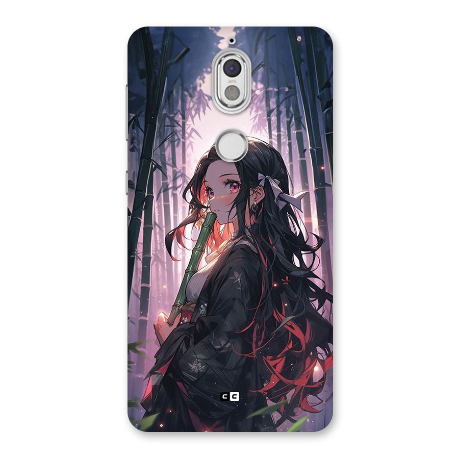 Cute Nezuko Back Case for Nokia 7