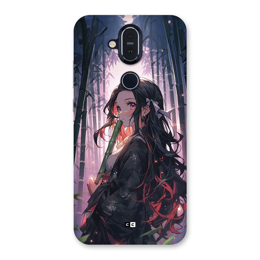 Cute Nezuko Back Case for Nokia 8.1