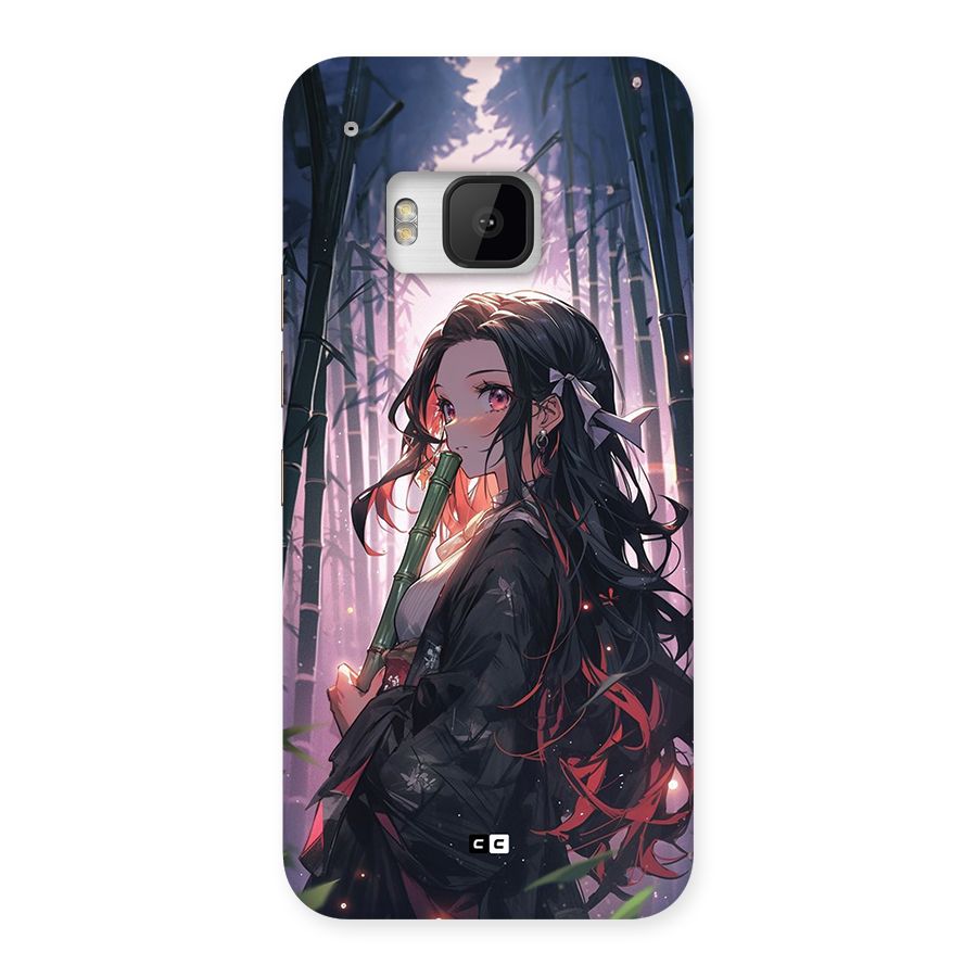 Cute Nezuko Back Case for One M9