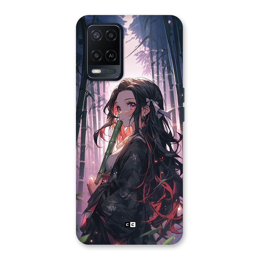 Cute Nezuko Back Case for Oppo A54