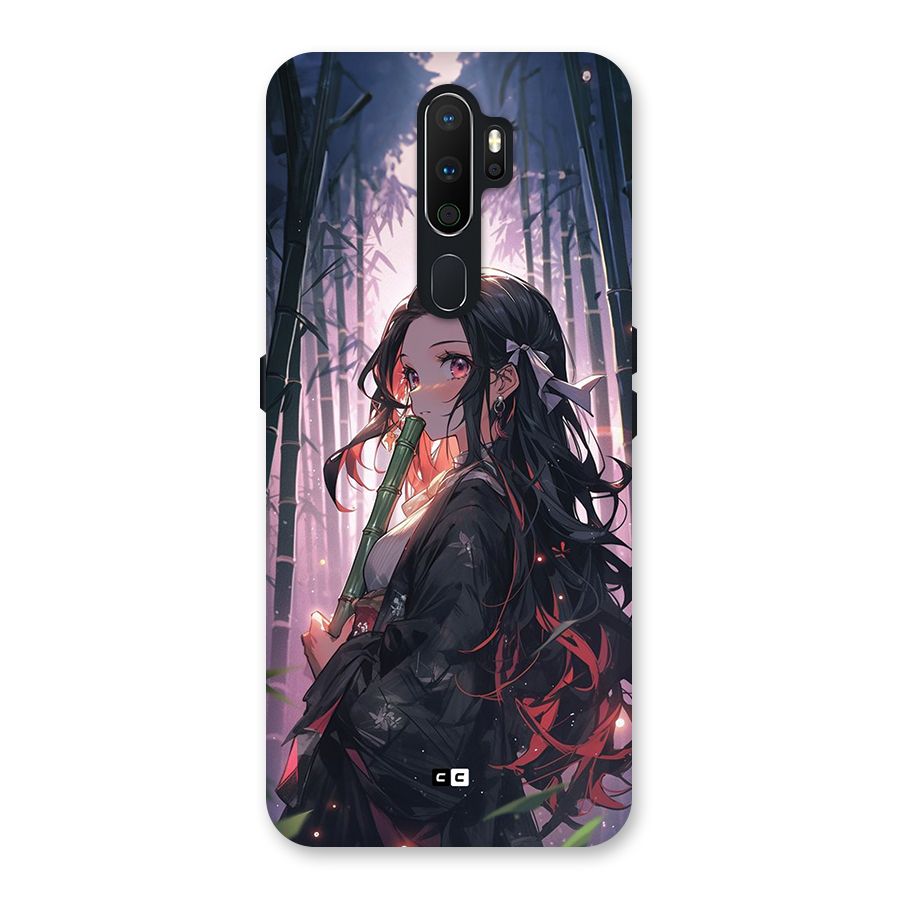 Cute Nezuko Back Case for Oppo A5 (2020)