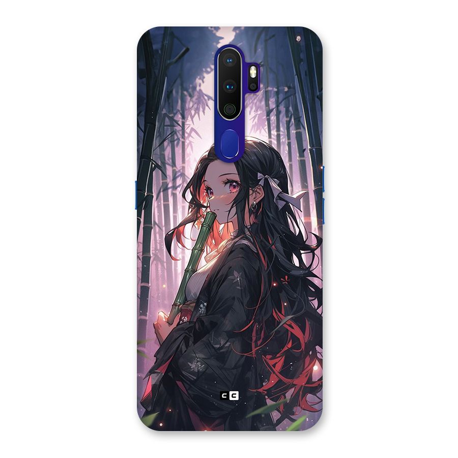 Cute Nezuko Back Case for Oppo A9 (2020)