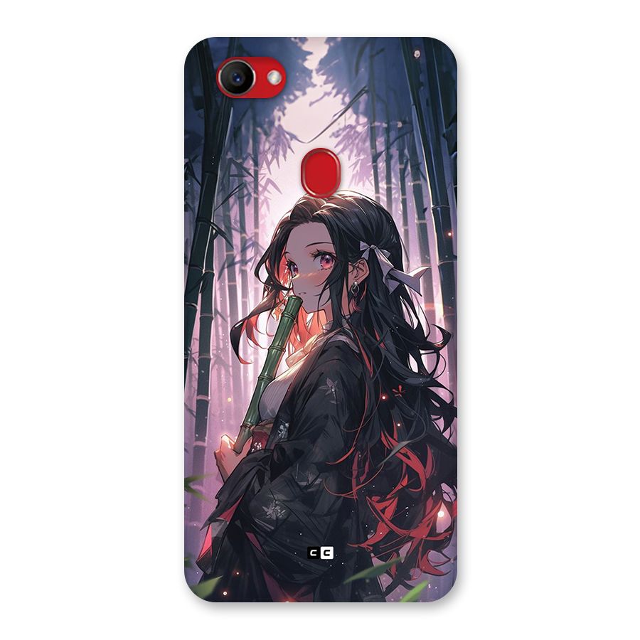 Cute Nezuko Back Case for Oppo F7