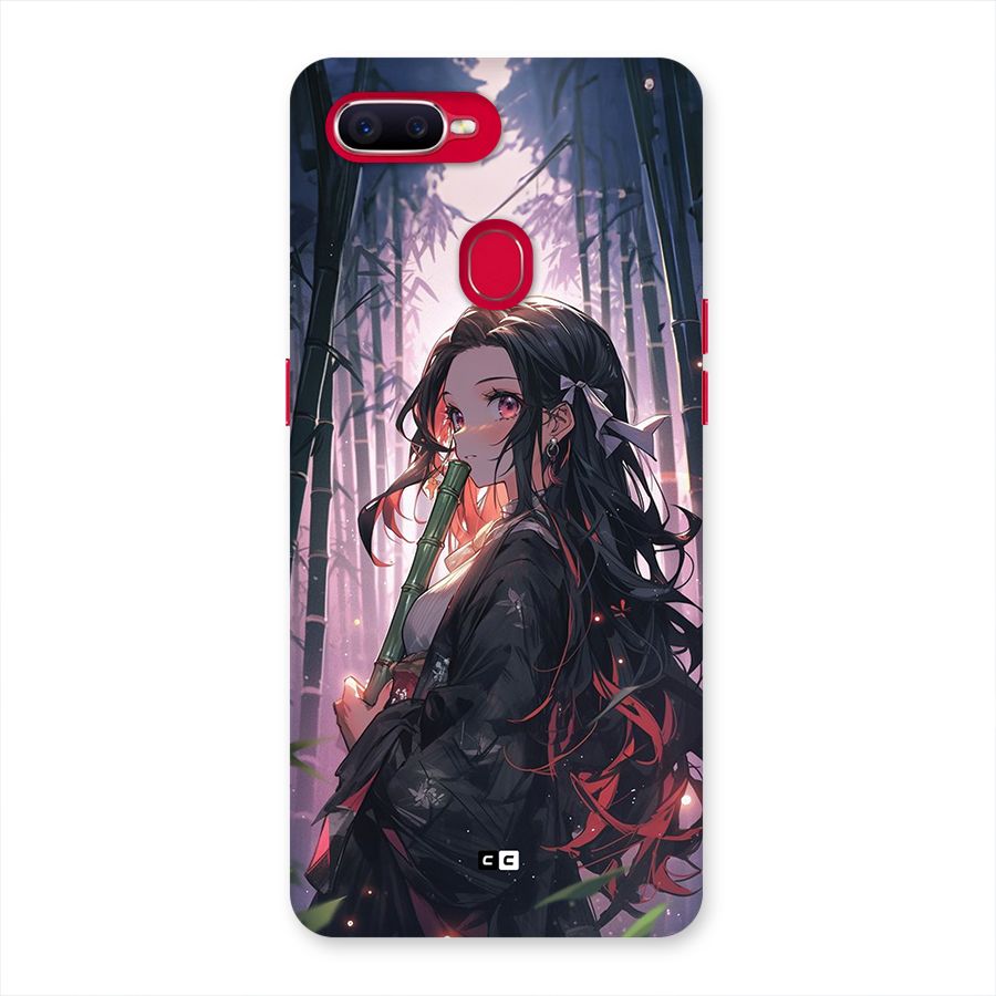 Cute Nezuko Back Case for Oppo F9 Pro