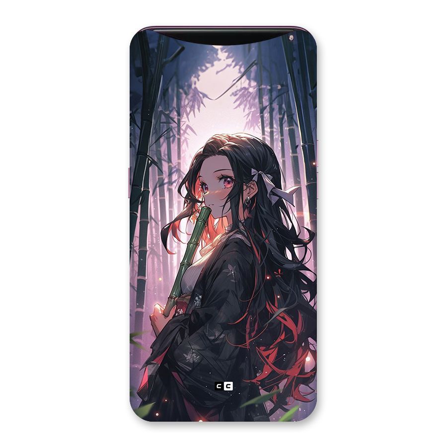 Cute Nezuko Back Case for Oppo Find X