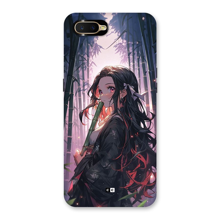 Cute Nezuko Back Case for Oppo K1