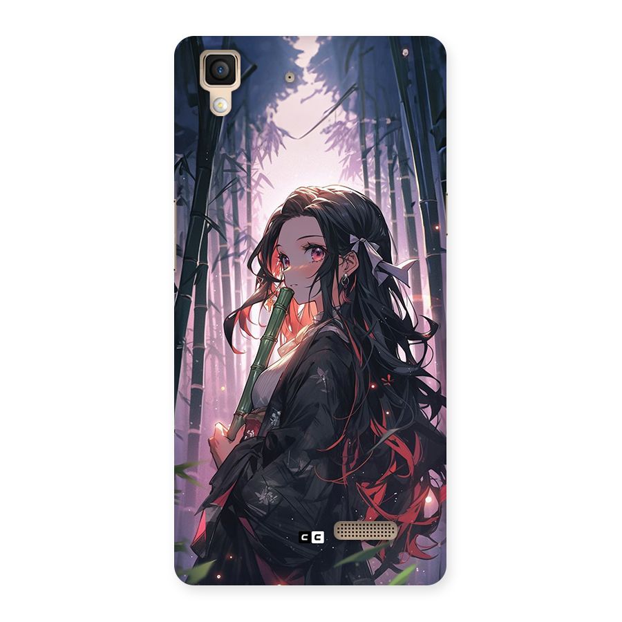 Cute Nezuko Back Case for Oppo R7