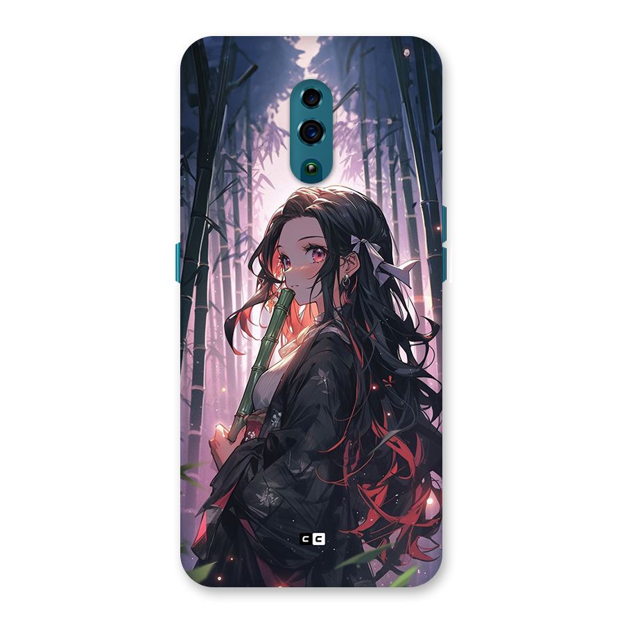 Cute Nezuko Back Case for Oppo Reno