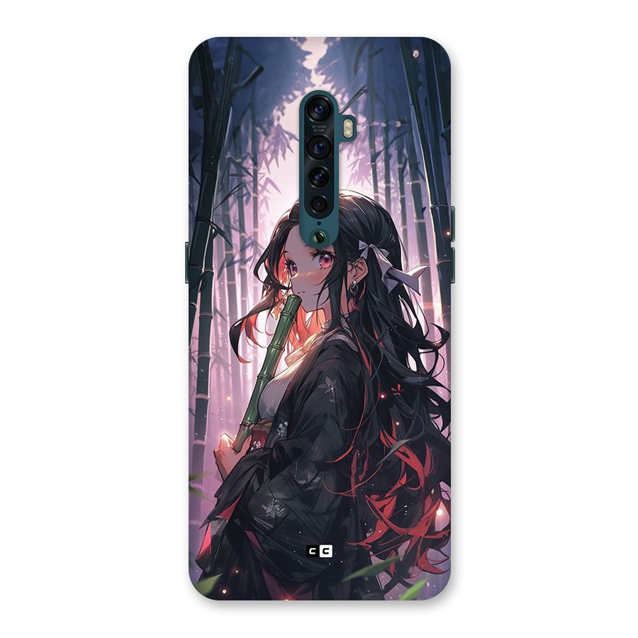 Cute Nezuko Back Case for Oppo Reno2