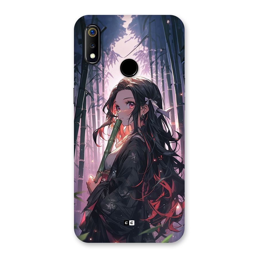Cute Nezuko Back Case for Realme 3