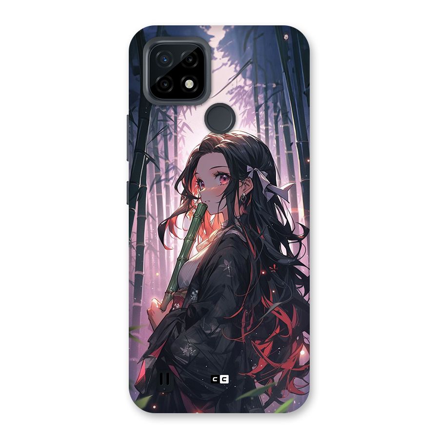 Cute Nezuko Back Case for Realme C21