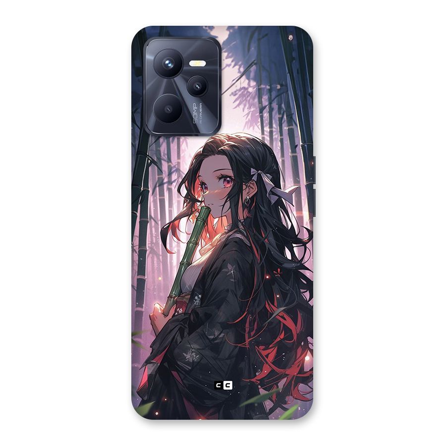 Cute Nezuko Back Case for Realme C35