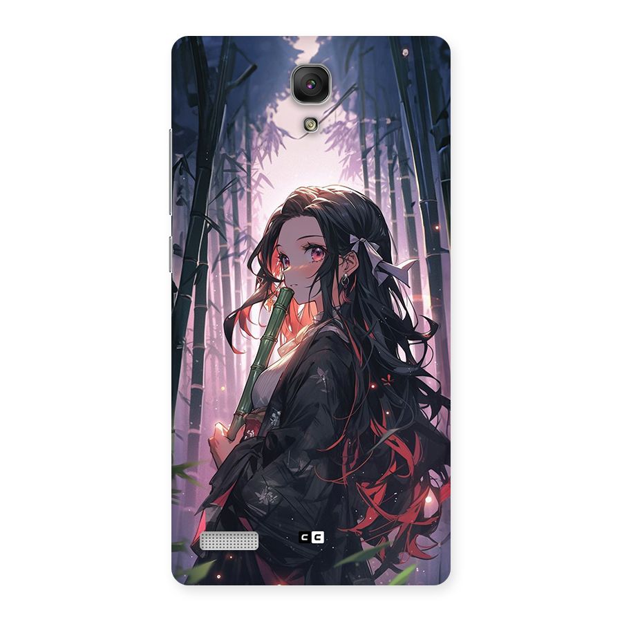 Cute Nezuko Back Case for Redmi Note