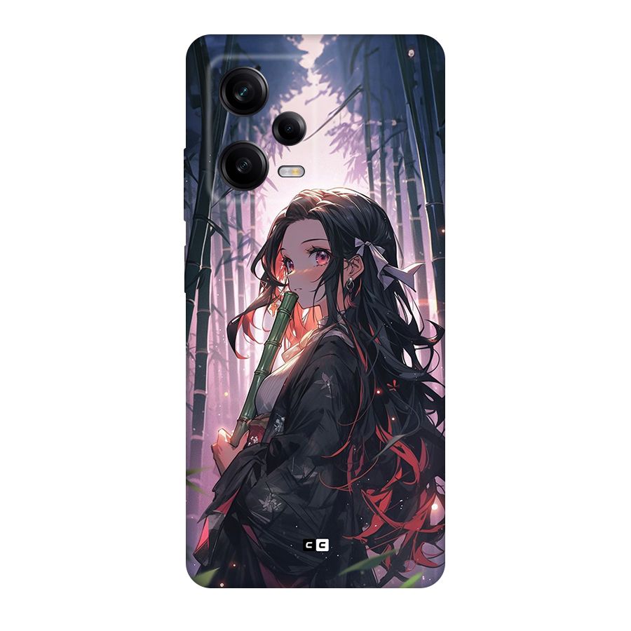 Cute Nezuko Back Case for Redmi Note 12 Pro
