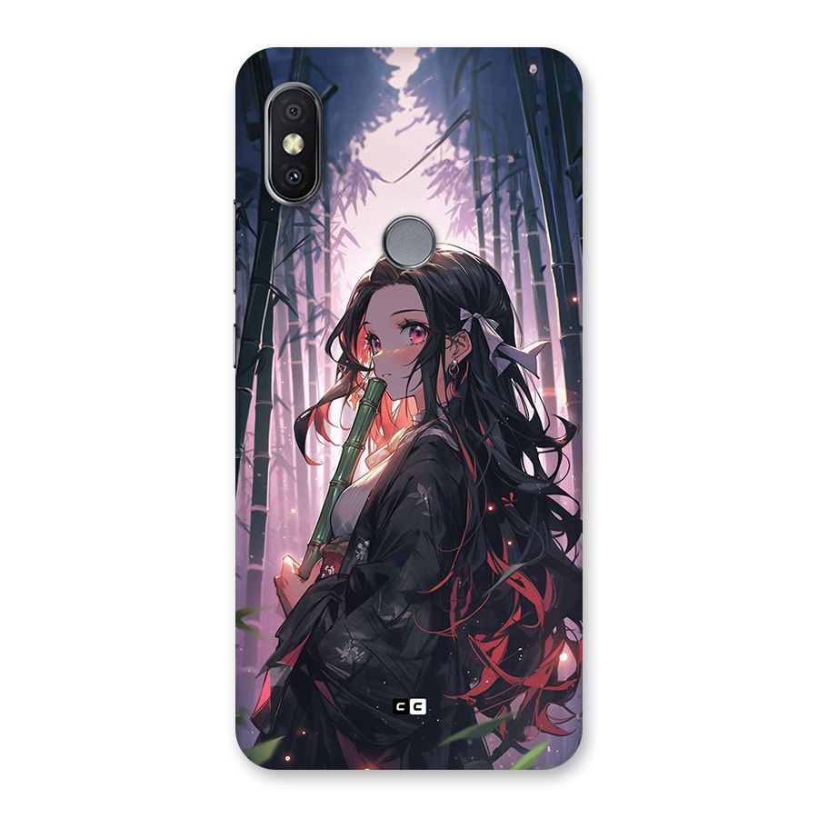 Cute Nezuko Back Case for Redmi Y2