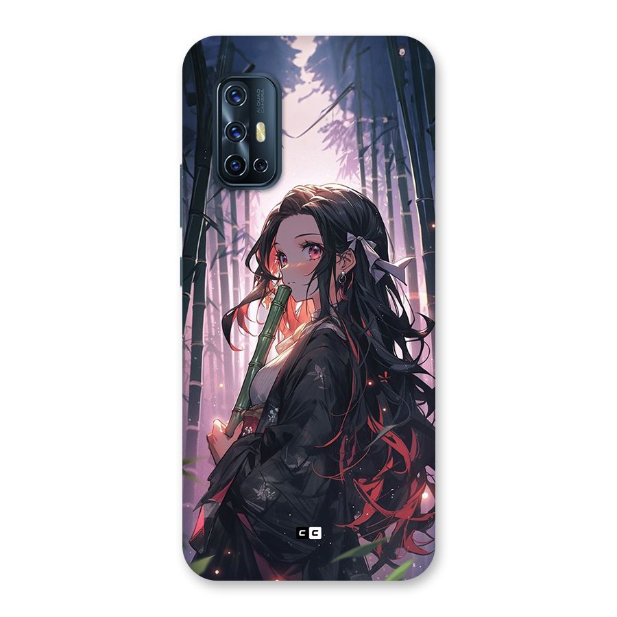 Cute Nezuko Back Case for Vivo V17