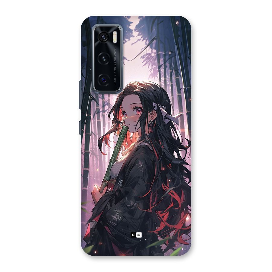 Cute Nezuko Back Case for Vivo V20 SE