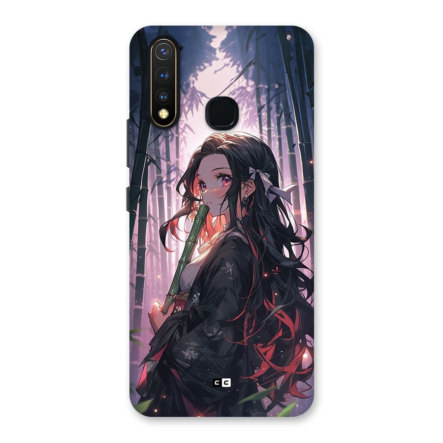 Cute Nezuko Back Case for Vivo Y19