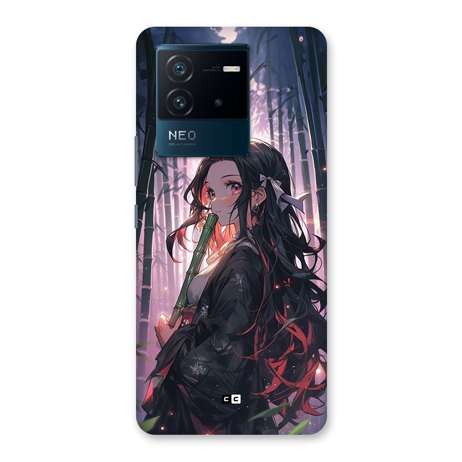 Cute Nezuko Back Case for Vivo iQOO Neo 6 5G
