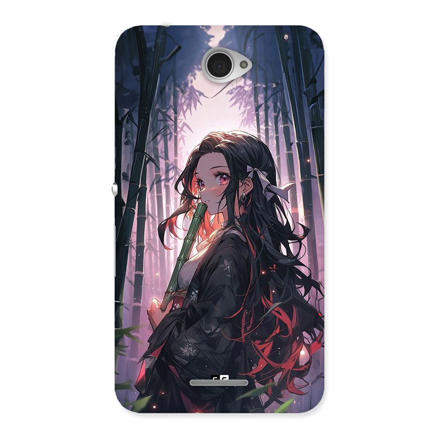 Cute Nezuko Back Case for Xperia E4