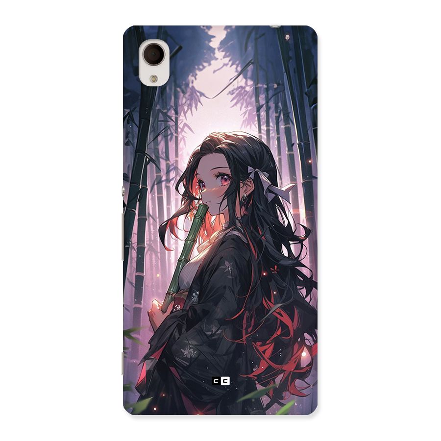 Cute Nezuko Back Case for Xperia M4