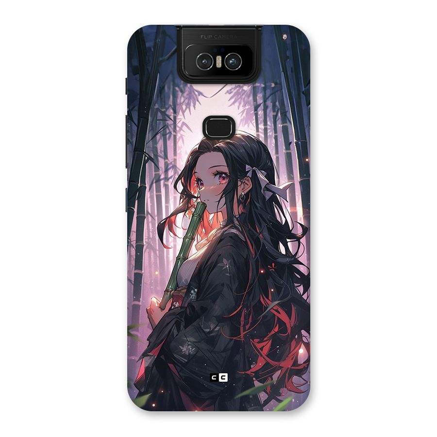 Cute Nezuko Back Case for Zenfone 6z