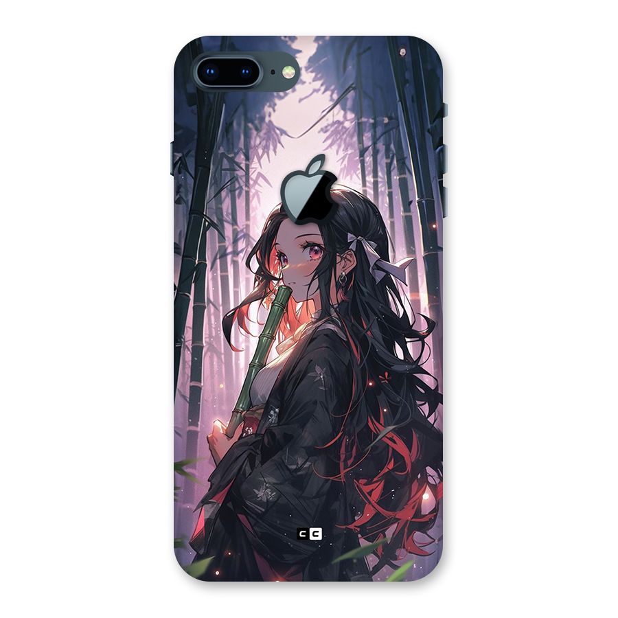Cute Nezuko Back Case for iPhone 7 Plus Apple Cut