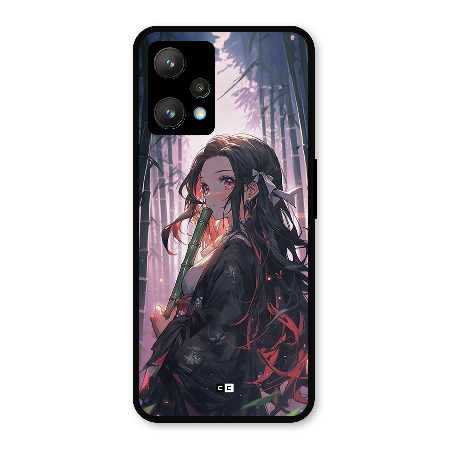 Cute Nezuko Metal Back Case for Realme 9 Pro Plus 5G