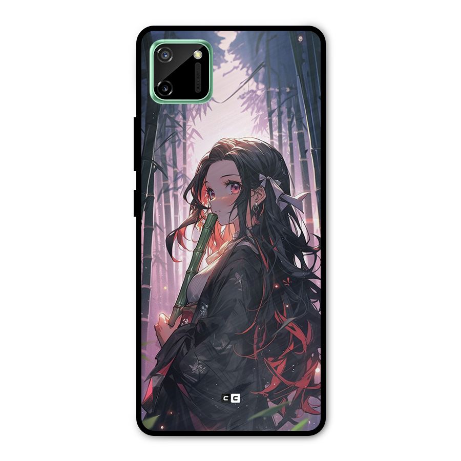 Cute Nezuko Metal Back Case for Realme C11