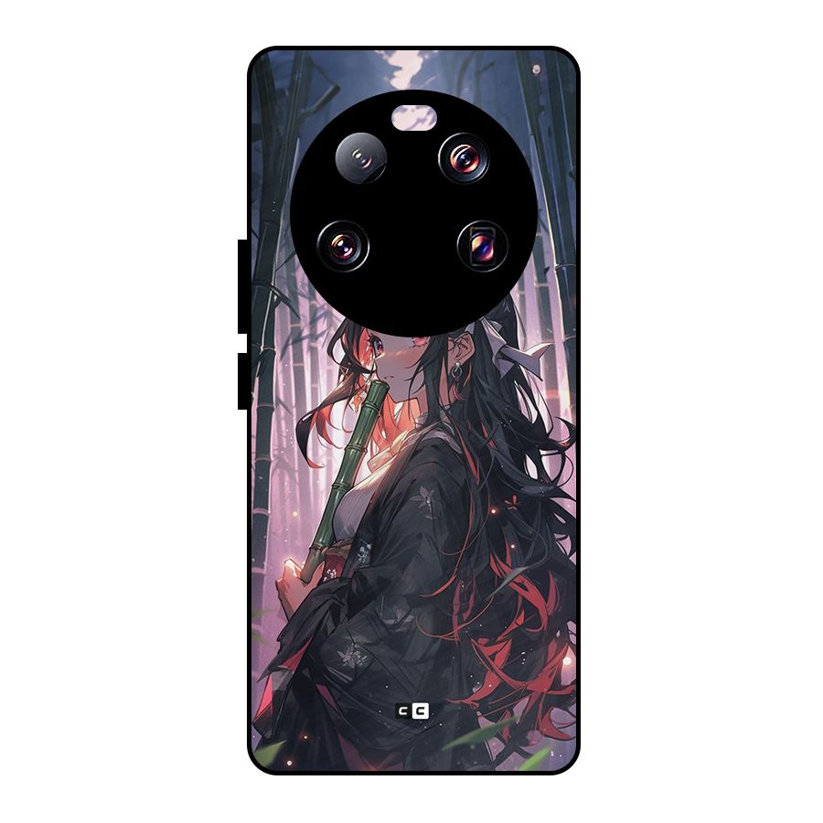 Cute Nezuko Metal Back Case for Xiaomi 13 Ultra