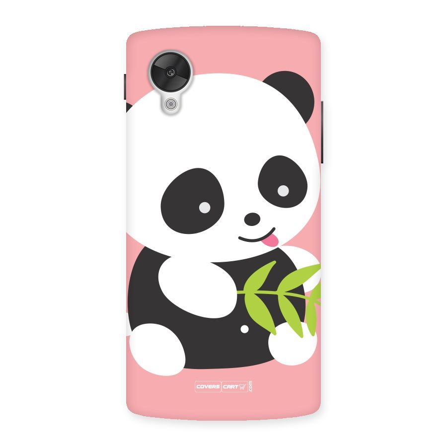 Cute Panda Pink Back Case for Google Nexsus 5