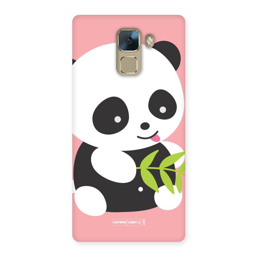 Cute Panda Pink Back Case for Huawei Honor 7
