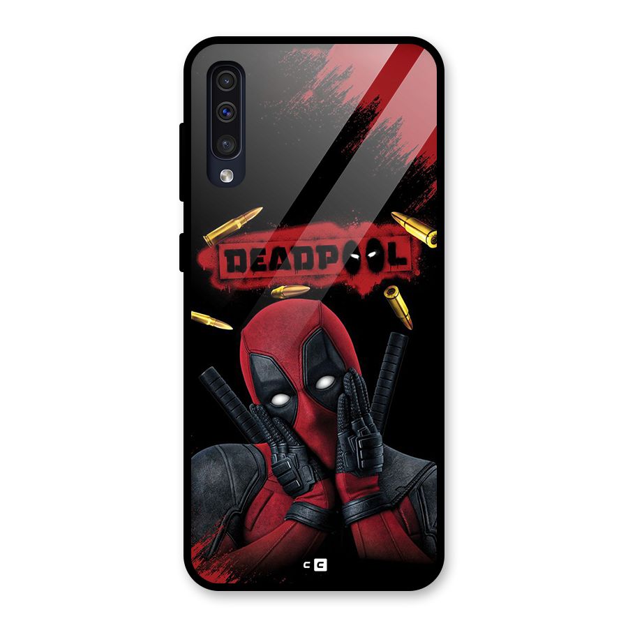 Cute Pool Glass Back Case for Galaxy A50