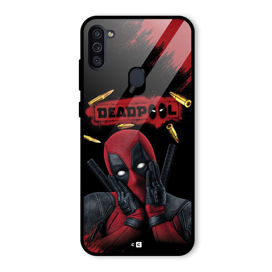 Cute Pool Glass Back Case for Galaxy M11