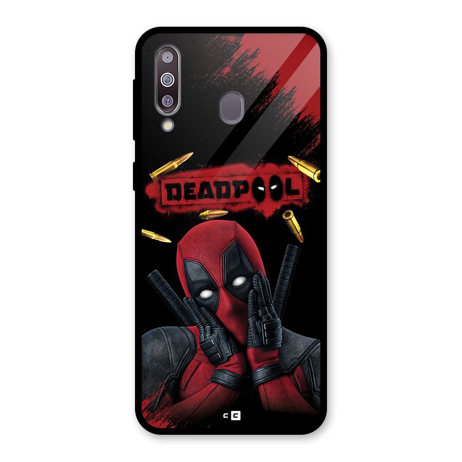 Cute Pool Glass Back Case for Galaxy M30