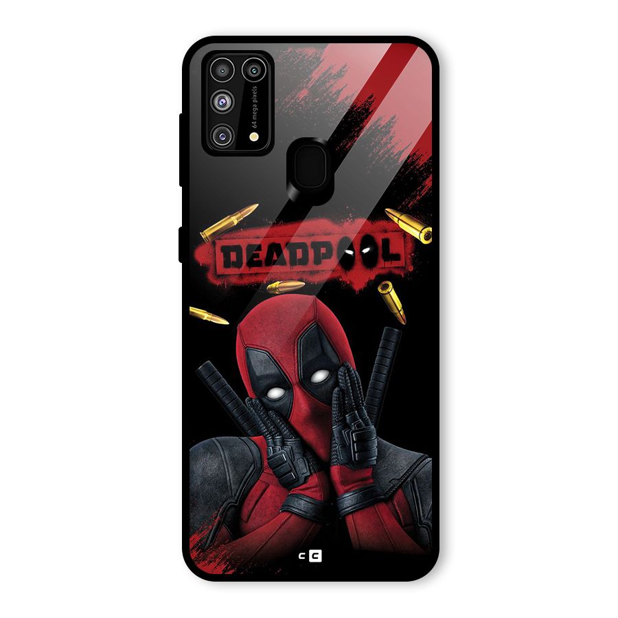 Cute Pool Glass Back Case for Galaxy M31
