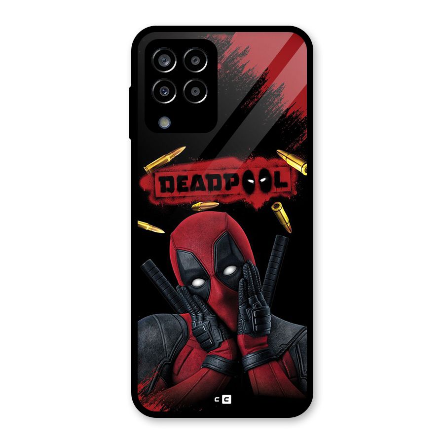 Cute Pool Glass Back Case for Galaxy M33
