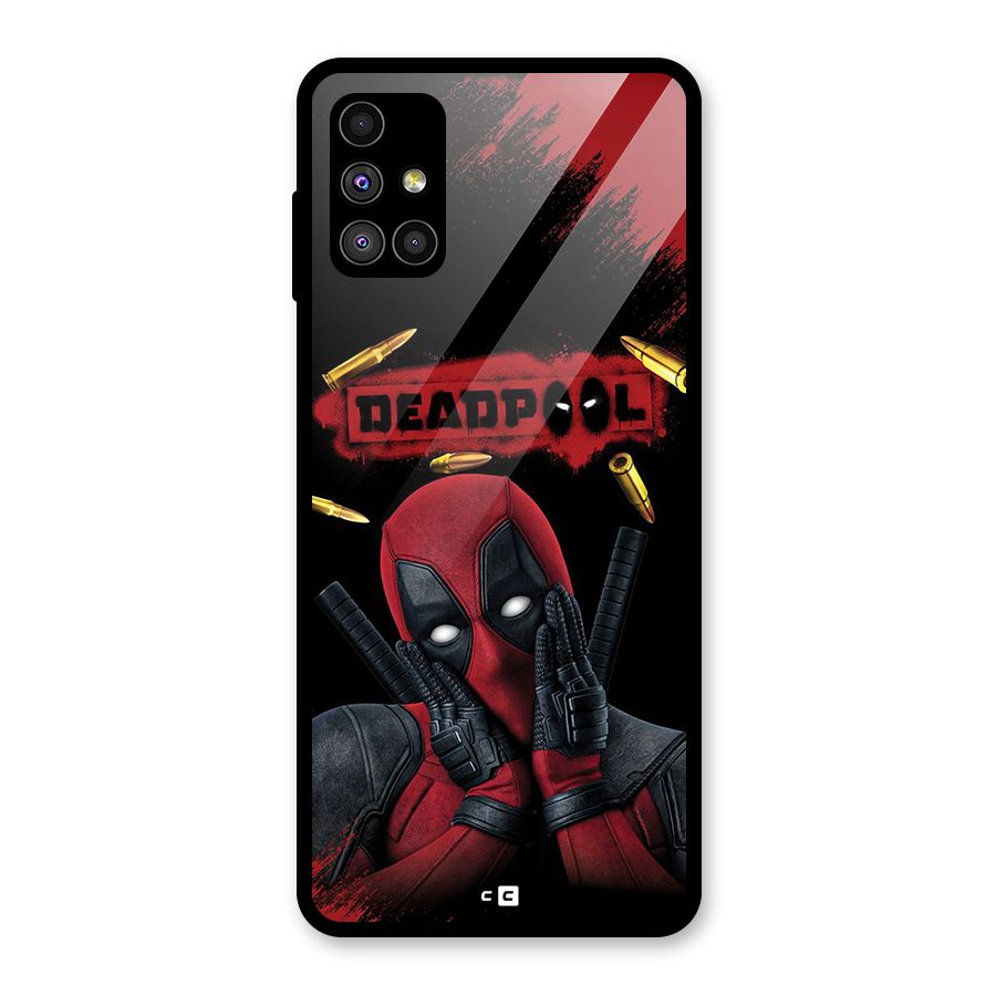 Cute Pool Glass Back Case for Galaxy M51