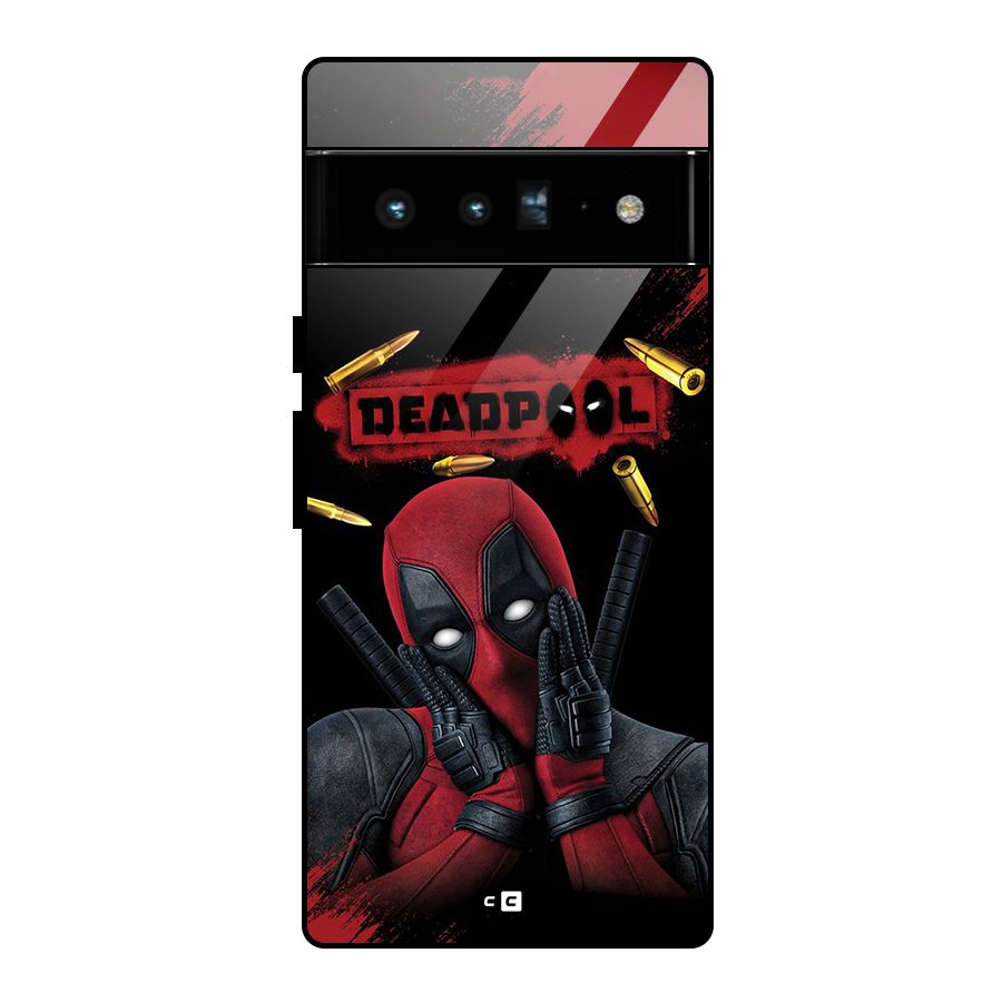 Cute Pool Glass Back Case for Google Pixel 6 Pro