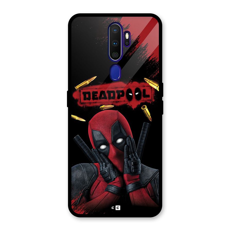 Cute Pool Glass Back Case for Oppo A9 (2020)