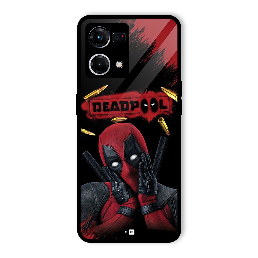 Cute Pool Glass Back Case for Oppo F21 Pro 4G