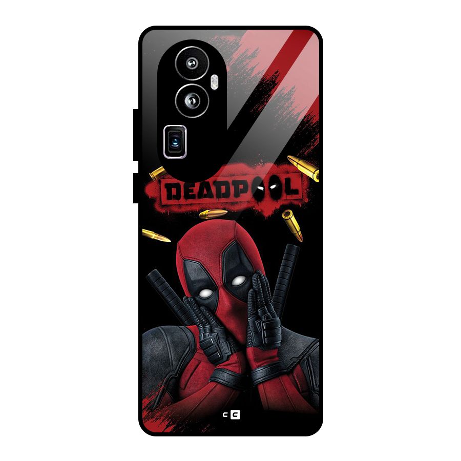 Cute Pool Glass Back Case for Oppo Reno10 Pro Plus