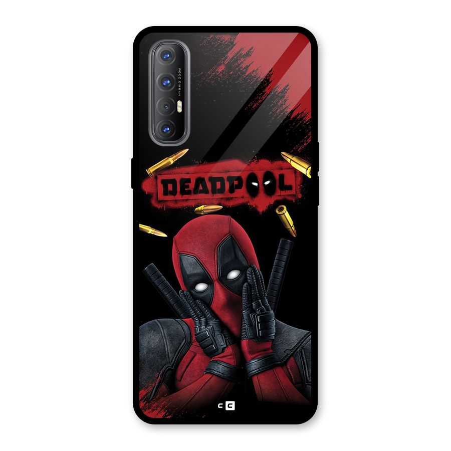 Cute Pool Glass Back Case for Oppo Reno3 Pro
