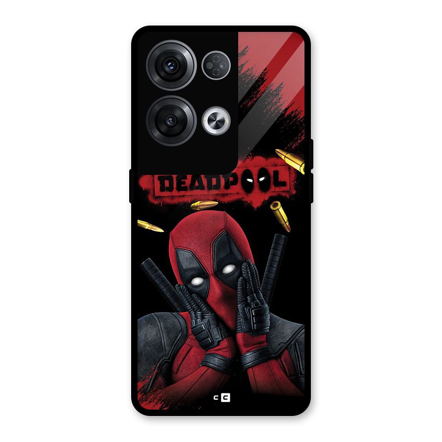 Cute Pool Glass Back Case for Oppo Reno8 Pro 5G