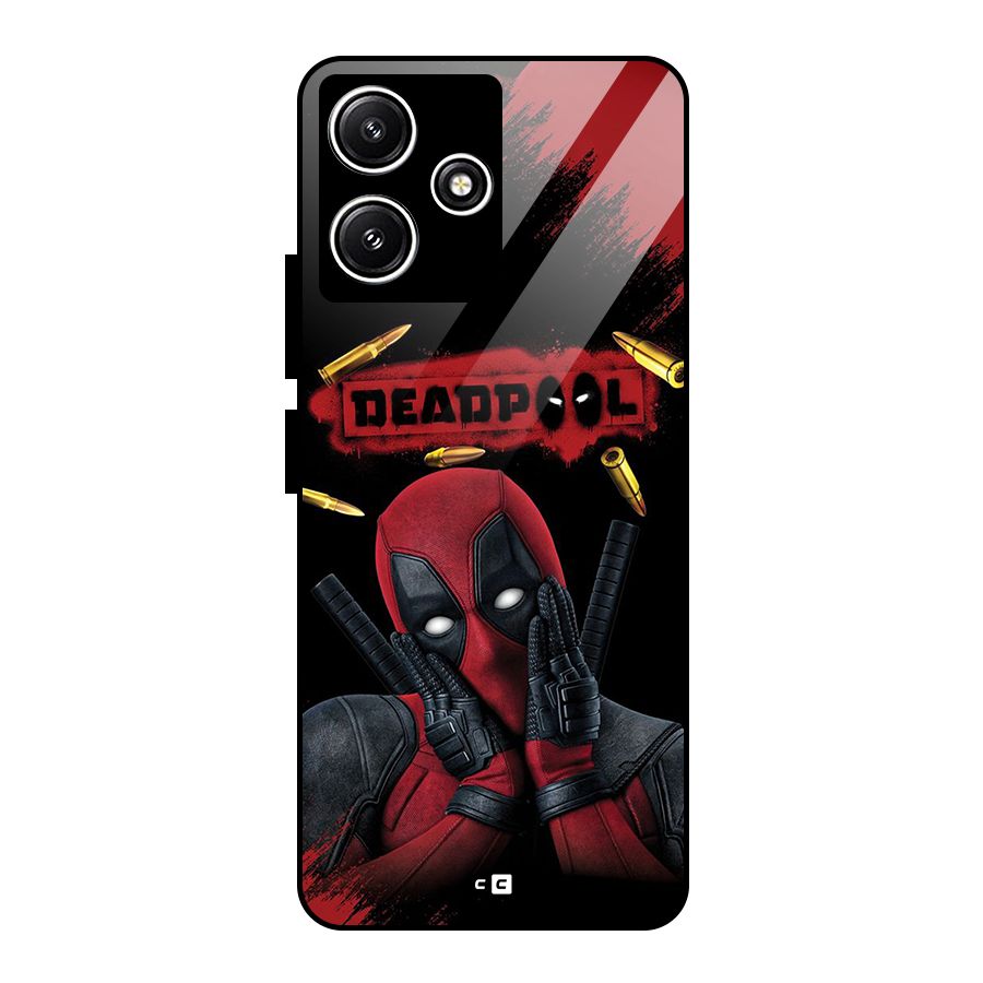 Cute Pool Glass Back Case for Poco M6 Pro