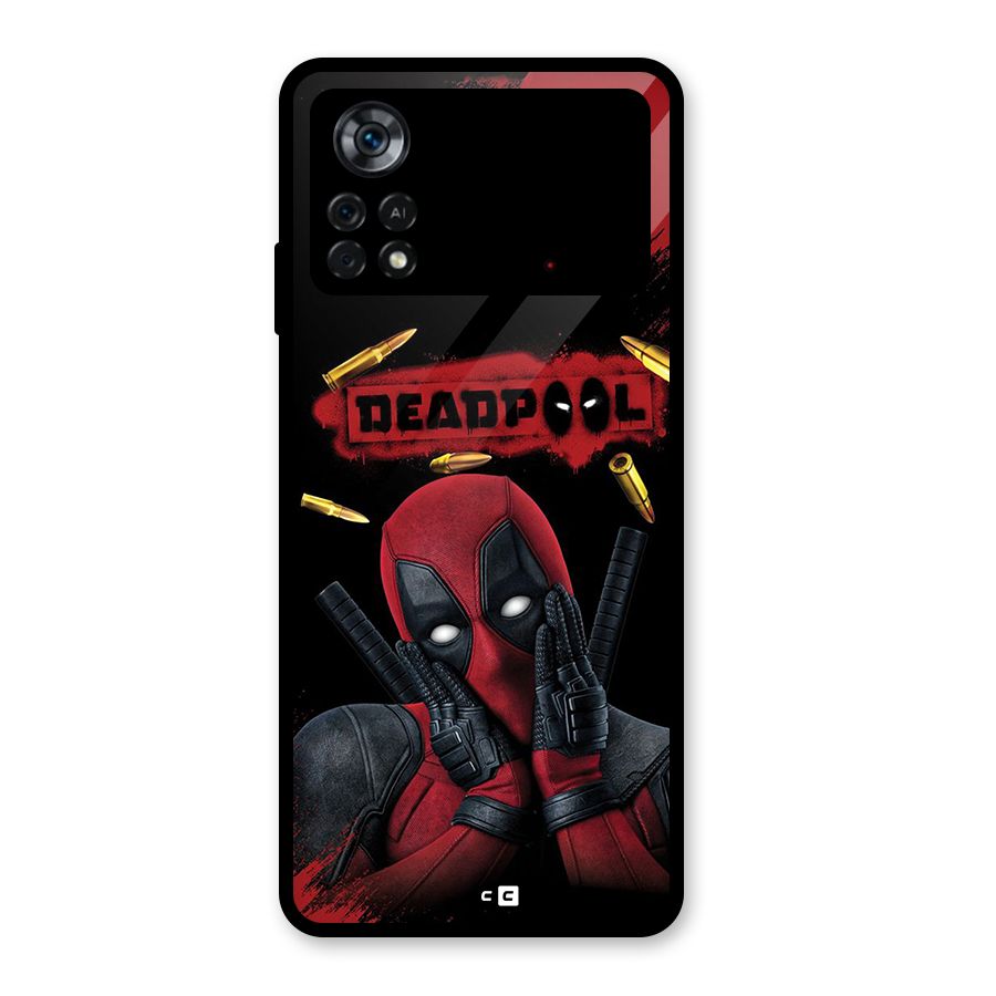 Cute Pool Glass Back Case for Poco X4 Pro 5G