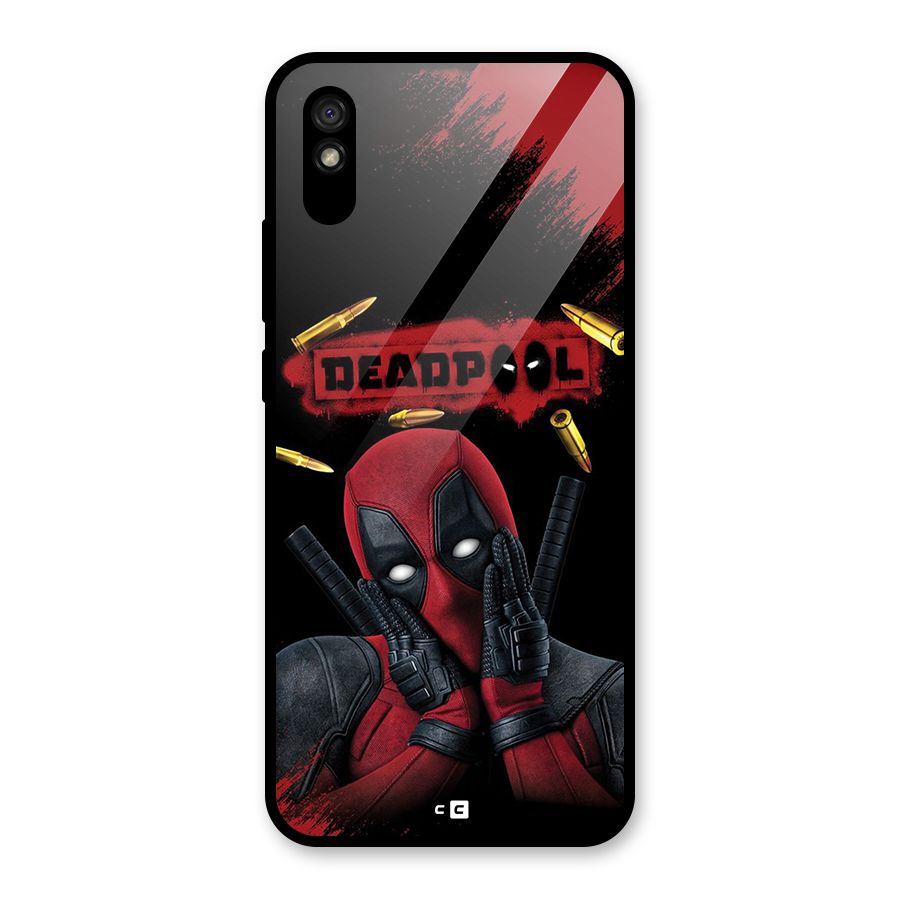 Cute Pool Glass Back Case for Redmi 9i