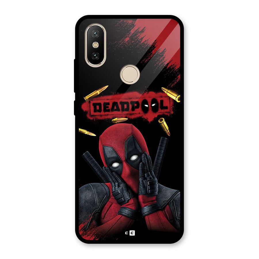 Cute Pool Glass Back Case for Redmi A2